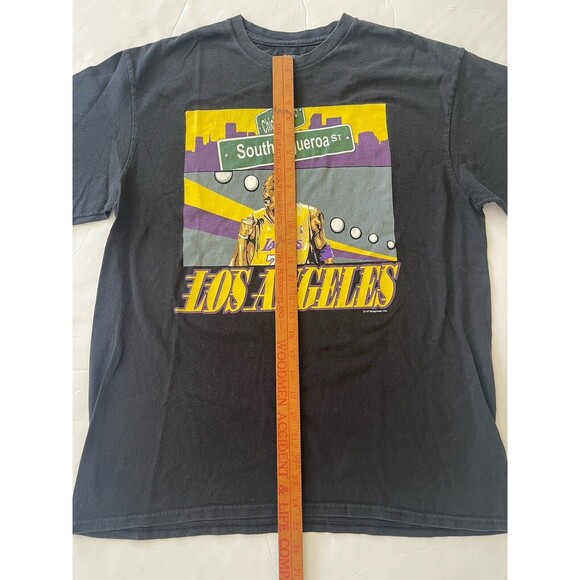 LA Lakers Kobe Bryant South Figueroa St Chick Hearn Ct T-shirt Staples‎ Center L - Picture 3 of 7